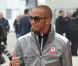 Lewis Hamilton dans le paddock du Grand Prix de Formule 1 de Grande Bretagne à Silverstone le 8 juillet 2012