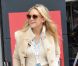 Kate Hudson dans le paddock du Grand Prix de Formule 1 de Grande Bretagne à Silverstone le 8 juillet 2012