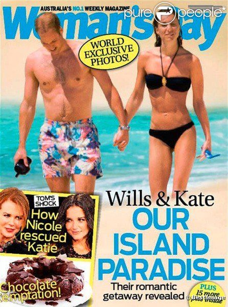 Le magazine australien  Woman's Day  a publié en exclusivité mondiale en juillet 2012 des photos de la lune de miel du prince William et de Kate Middleton, en mai 2011 sur North Island aux Seychelles, censée être totalement privée. Une audace risquée...