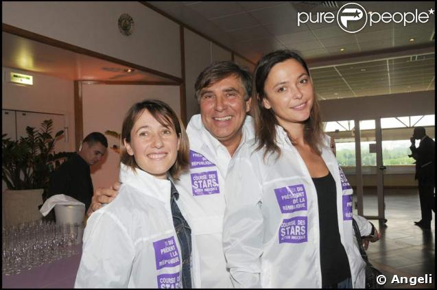 Alexia Laroche-Joubert, Jean-Pierre Foucault et Sandrine Quétier;