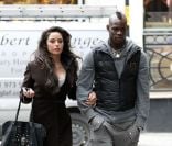 Mario Balotelli et Raffaella Fico le 23 janvier 2012 à Manchester