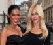 Ayem Nour et Shauna Sand lors de la conférence de rentrée de NRJ 12, à Paris, le 12 juillet 2012
