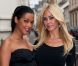 Ayem Nour et Shauna Sand lors de la conférence de rentrée de NRJ 12, à Paris, le 12 juillet 2012