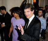 Audrey Pulvar et Arnaud Montebourg à Paris, le 18 janvier 2012.
