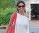 Inès Sastre, souriante, profite de ses vacances à Sotogrande en Espagne. Le 12 juillet 2012.