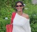 Inès Sastre, souriante, profite de ses vacances à Sotogrande en Espagne. Le 12 juillet 2012.