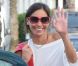 Inès Sastre, heureuse et vacances, profite de son Espagne natale dans la ville de Sotogrande. Le 12 juillet 2012.