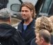 Bradd Pitt sur le tournage de  World War Z  de Marc Forster, pendant l'été 2011.