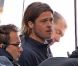 Bradd Pitt sur le tournage de  World War Z  de Marc Forster, pendant l'été 2011.