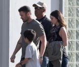 Megan Fox et Brian Austin Green se rendent à l'église avec Kassius à Los Angeles en juin 2012