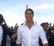 Zlatan Ibrahimovic le 18 juillet 2012 au Trocadéro à Paris au milieu des supporters quelques minutes après sa conférence de presse au Parc des Princes qui officialise sa venue au PSG