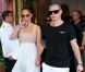 Jennifer Lopez et son chéri Casper Smart à la sortie de leur hôtel. New York, le 24 juillet 2012.
