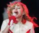 Madonna à Edimbourg, le 21 juillet 2012.