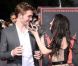 Robert Pattinson, Kristen Stewart et Taylor Lautner laissent leurs empreintes à Los Angeles le 3 novembre 2011