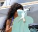  Rihanna dédicace le scooter des membres de l'équipage de sin yacht le Latitude à Antibes le 29 juillet 2012 