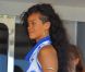  Rihanna dédicace le scooter des membres de l'équipage de sin yacht le Latitude à Antibes le 29 juillet 2012 