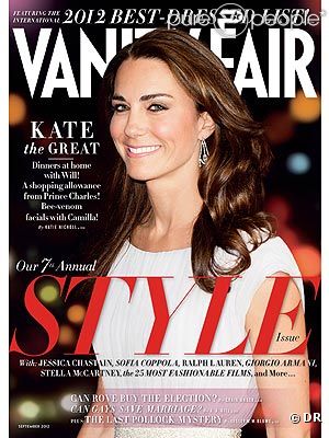 Kate Middleton en couverture du supplément de Vanity Fair qui sacre les personnalités les mieux habillées de l'année