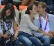Le prince Louis de Luxembourg et son épouse la princesse Tessy dans les gradins de l'Aquatics Centre de Londres le 31 juillet 2012.