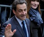 Nicolas Sarkozy et Carla Bruni-Sarkozy le 6 mai 2012