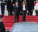 Nicolas Sarkozy et Carla Bruni-Sarkozy quittant l'Elysée le 15 mai 2012