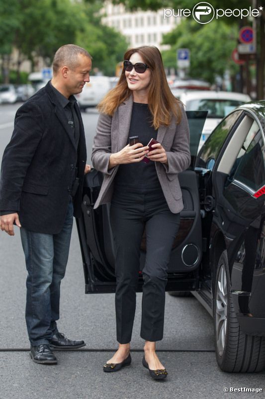 Carla Bruni-Sarkozy le 10 juin 2012