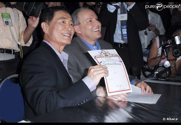 George Takei obtient son acte de mariage