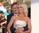 Grant Show et sa fiancée Katherine LaNasa lors de l'avant-première du film Moi, député à Los Angeles le 2 août 2012