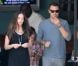 Megan Fox, enceinte, et Brian Austin Green se rendent en famille à la messe avec le fils de l'acteur, Kassius, à Los Angeles, le 15 juillet 2012
