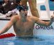 Micheal Phelps le 2 août 2012 après avoir glané une nouvelle médaille d'or sur le 200m 4 nages lors des Jeux Olympiques de Londres