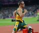 Oscar Pistorius, a terminé sa demi-finale à la dernière place lors des Jeux olympiques de Londres le 5 août 2012