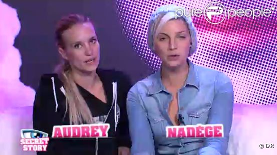 Audrey et Nadège dans la quotidienne de Secret Story 6 le lundi 6 août 2012 sur TF1