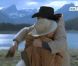 Extrait du Secret de Brokeback Moutain utilisé pour la publicité de Kalahari.com sur fond de JO