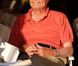 Jacques Chirac déjeune à la terrasse du restaurant Le Girelier, à St-Tropez, le vendredi 10 août 2012.