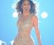 Jennifer Lopez sur la scène du Honda Center de la ville d'Anaheim en Californie. Le 11 août 2012.