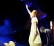 Lady Gaga en plein Born This Way Ball à Bucarest, le 16 août 2012.