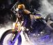 Lady Gaga se transforme en Harley Davidson en plein Born This Way Ball à Bucarest, le 16 août 2012.