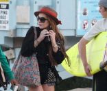 Lindsay Lohan à Malibu, le 12 août 2012.