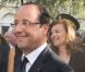 Bain de foule galvanisant pour l'arrivée de Valérie Trierweiler et François Hollande en Avignon, le 15 juillet 2012.
