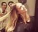 Apparemment heureuse, Jessica Alba retrouve la crinière blonde de la strip-teause Nancy Callahan pour la suite du film de Robert Rodriguez. Août 2012.