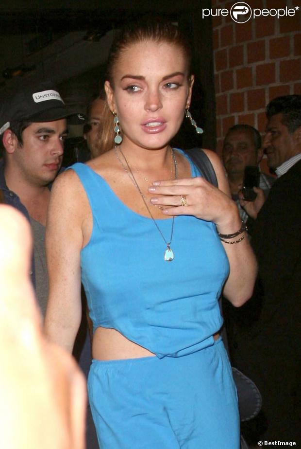 Lindsay Lohan à Beverly Hills le 23 juillet 2012