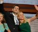 Janna Ryan accompagnait son mari Paul Ryan, colistier de Mitt Romney aux prochaines élections présidentielles américaines, ainsi que ses enfants Liza, Charlie et Sam lors du congrès républicain de Tampa le 29 août 2012