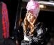 Lady Gaga devant son hôtel à Stockholm, le 29 août 2012.