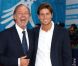 Michel Leeb et son fils lors de la cérémonie d'ouverture du 38e Festival du cinéma américain de Deauville, le 31 août 2012.