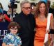 Harvey Keitel, Daphna  Kastner  et leur enfant lors de la cérémonie d'ouverture du 38e Festival du cinéma américain de Deauville, le 31 août 2012.