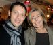 Marc-Olivier Fogiel et Claire Chazal en février 2012 à Paris