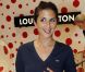 Géraldine Nakache lors de l'inauguration du pop-up store Louis Vuitton x Yayoi Kusama au grand magasin Printemps. Paris, le 4 septembre 2012.
