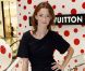 Audrey Marnay lors de l'inauguration du pop-up store Louis Vuitton x Yayoi Kusama au grand magasin Printemps. Paris, le 4 septembre 2012.