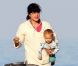 Selma Blair avec son adorable fils Arthur : Radieuse pour déjeuner sur la plage