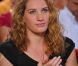 Camille Muffat lors de l'enregistrement de l'émission Vivement dimanche, diffusé sur France 2 le 9 septembre 2012