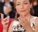 Catherine Frot lors de l'enregistrement de l'émission Vivement dimanche, diffusé sur France 2 le 9 septembre 2012